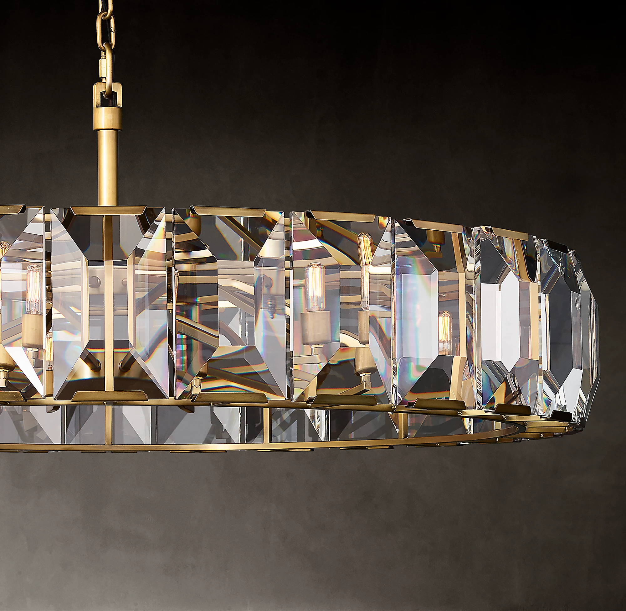 Harlow Crystal Round Chandelier 19"/31"/43"-konalight