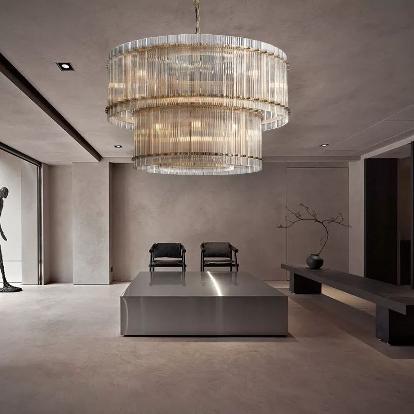 Modern San Marcol Cake Round Luxury Chandelier 37"-konalight