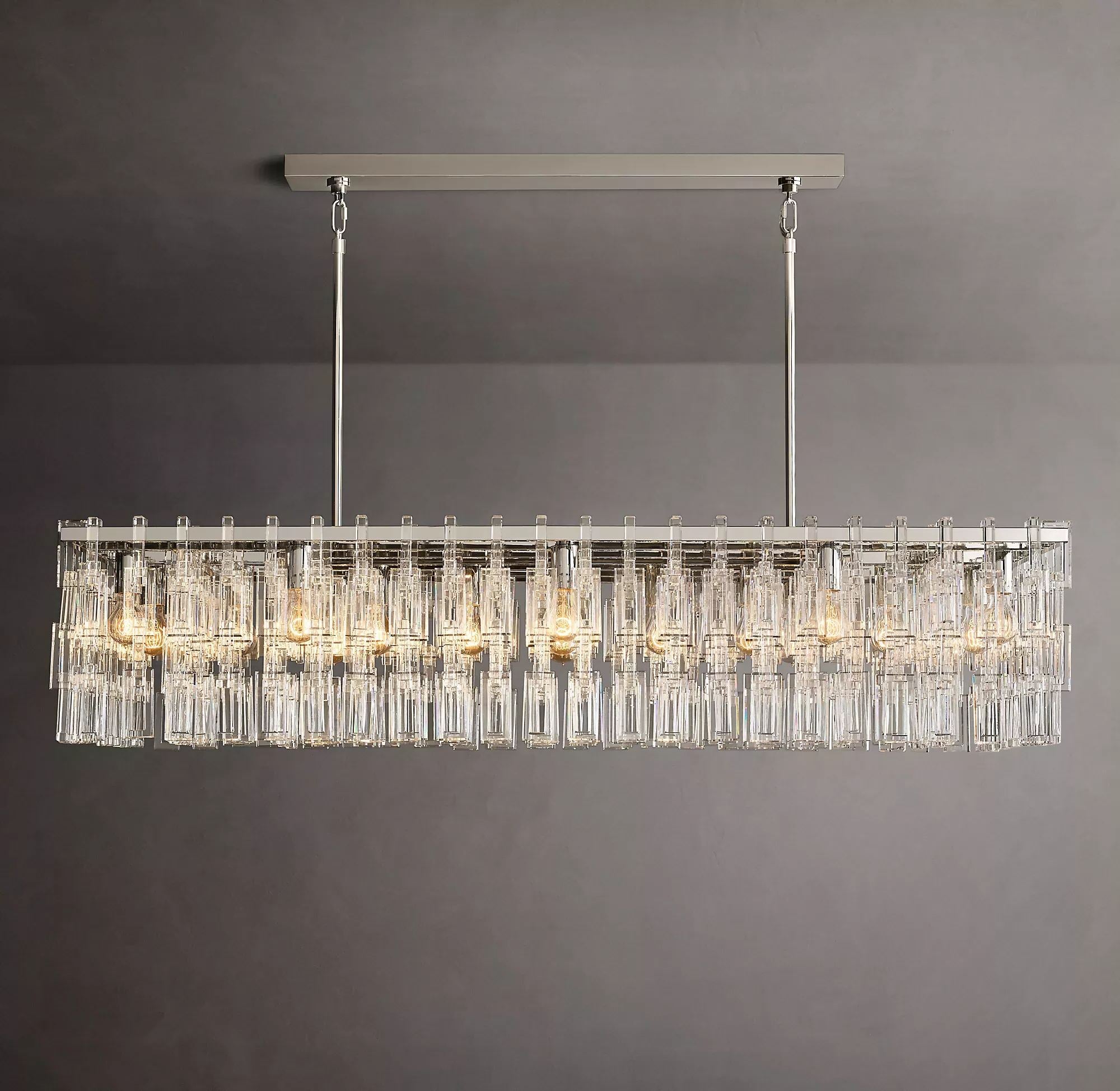 Marignan Rectangular Chandelier 60"