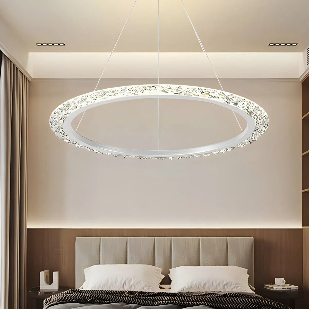 Eloer Light Luxury Ring Chandelier for Living Room