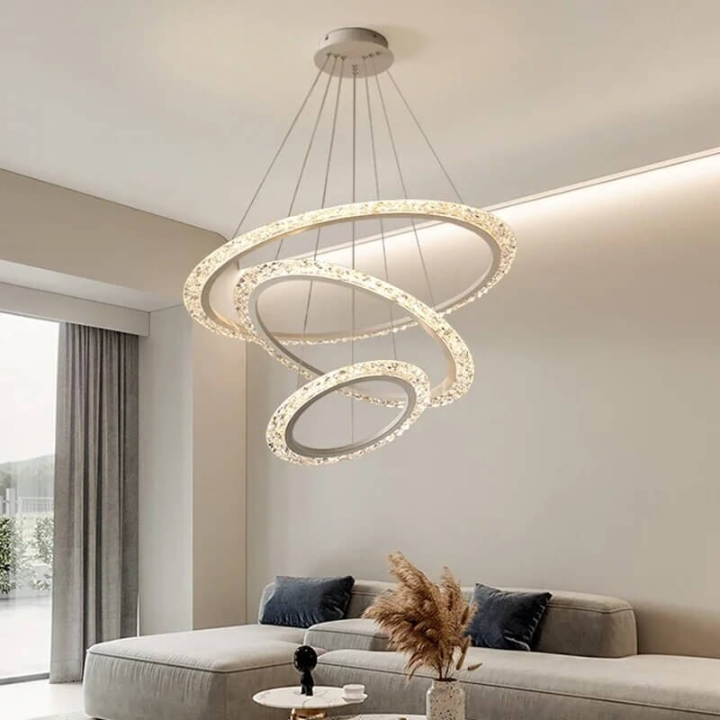 Eloer Light Luxury Ring Chandelier for Living Room