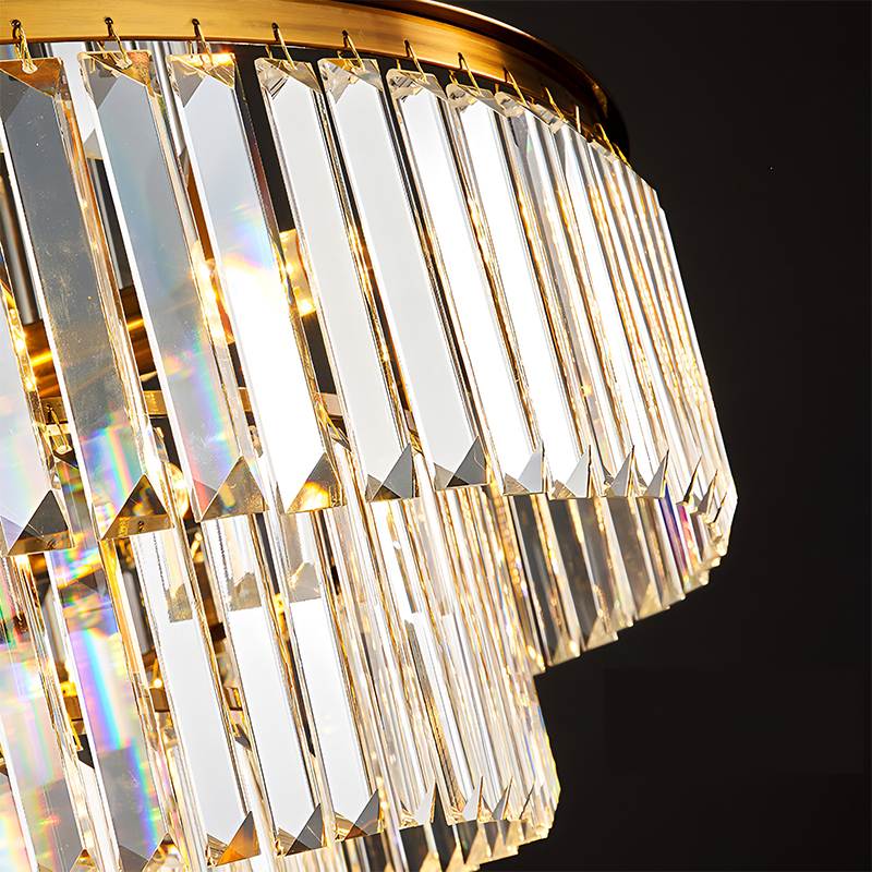 Eloer Light Luxury Crystal Chandelier for Living Room