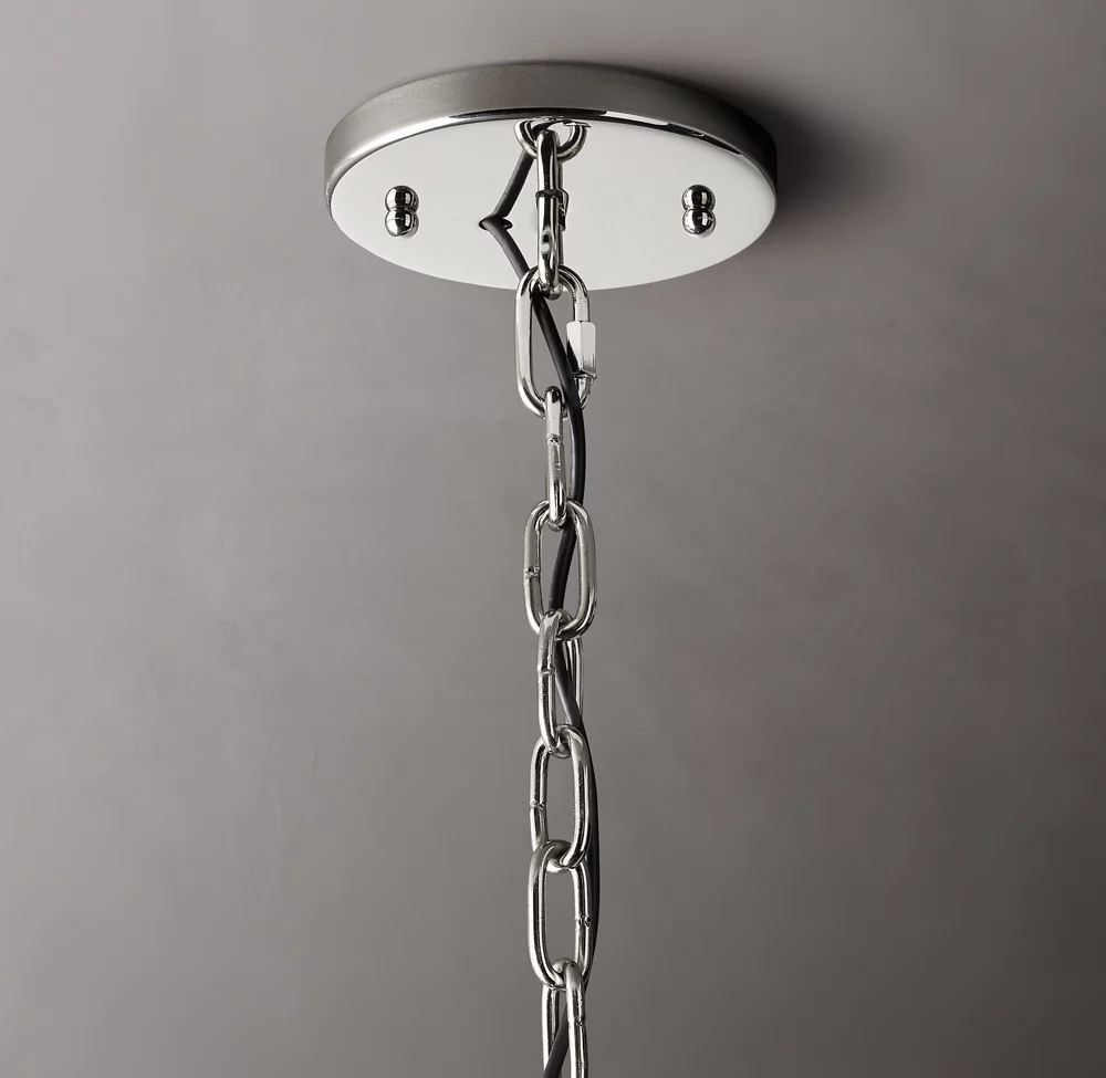 Harlow Calcite Round Chandelier D 43"